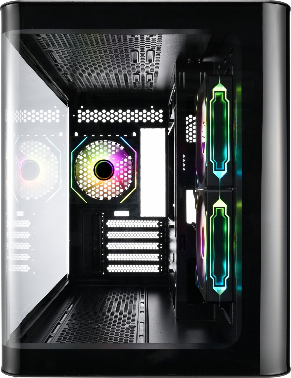FSP S380-BA/Micro ATX/Transpar./Černá