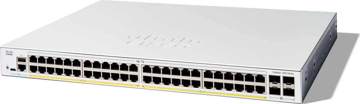 Cisco Catalyst switch C1200-48P-4X (48xGbE,4xSFP+,48xPoE+,375W) - REFRESH