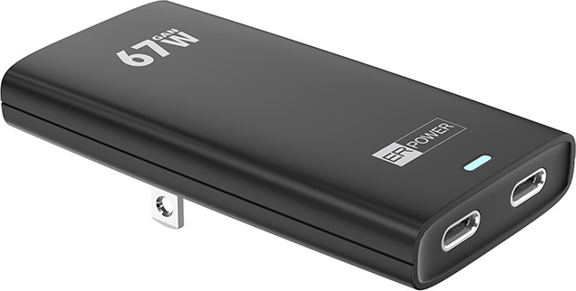ER POWER Dual Travel Slim Charge 67W – 2xUSB-C