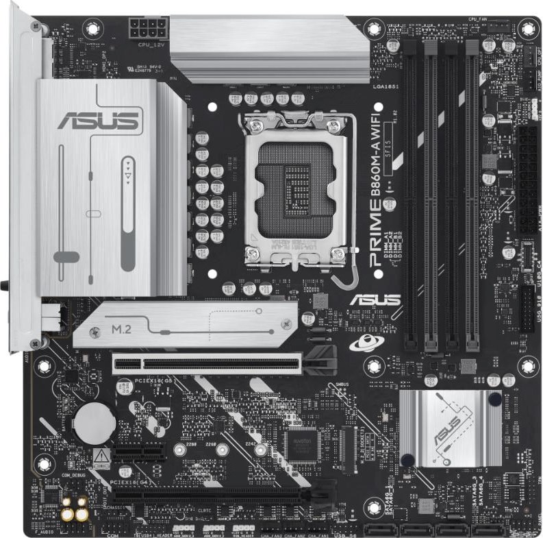 ASUS MB Sc LGA1851 PRIME B860M-A WIFI, Intel B860, 4xDDR5, 2xDP, 1xHDMI, WiFi, mATX