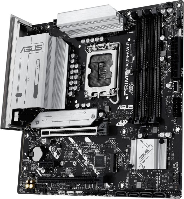 ASUS MB Sc LGA1851 PRIME B860M-A WIFI, Intel B860, 4xDDR5, 2xDP, 1xHDMI, WiFi, mATX