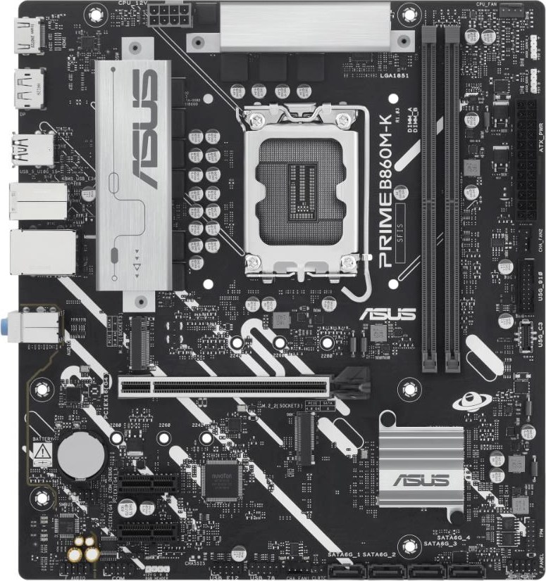 ASUS MB Sc LGA1851 PRIME B860M-K, Intel B860, 2xDDR5, 1xDP, 1xHDMI, mATX