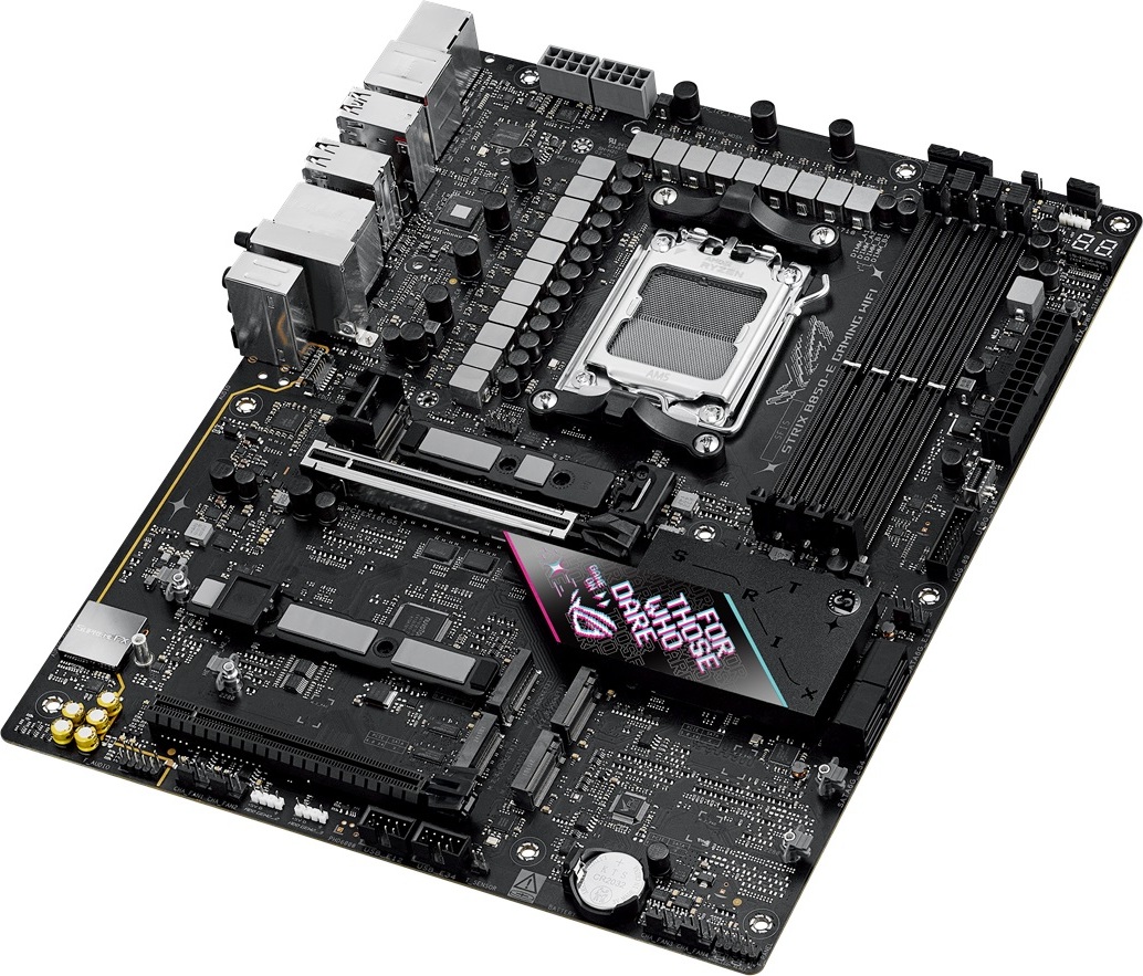 ASUS MB Sc AM5 ROG STRIX B850-E GAMING WIFI, AMD B850, 4xDDR5, 1xUSB4, 1xDP, 1xHDMI, WiFi, ATX