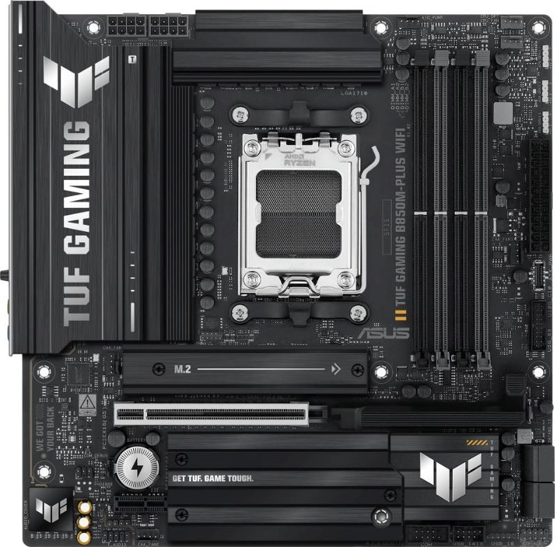 ASUS MB Sc AM5 TUF GAMING B850M-PLUS WIFI, AMD B850, 4xDDR5, 1xDP, 1xHDMI, WiFi, mATX