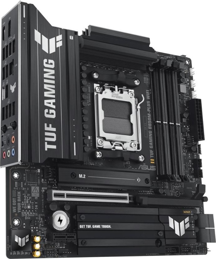ASUS MB Sc AM5 TUF GAMING B850M-PLUS WIFI, AMD B850, 4xDDR5, 1xDP, 1xHDMI, WiFi, mATX