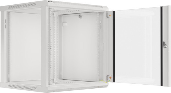 LANBERG Nástěnný rack 19' 12U 600X600mm šedý flat pack