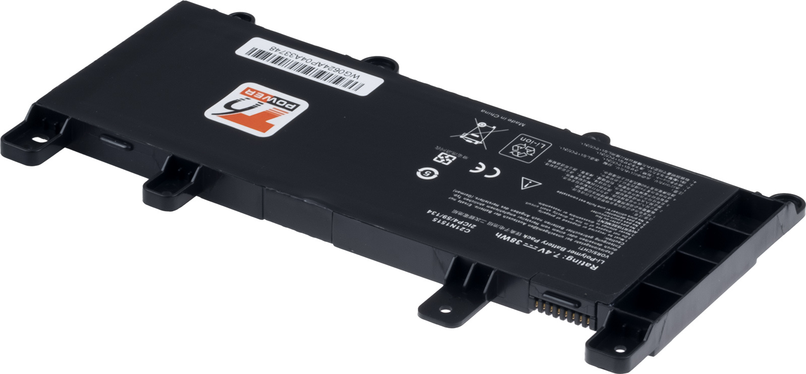 Baterie T6 Power pro Asus X756U, F756U, R753U, 5135mAh, 38Wh, 2cell, Li-pol