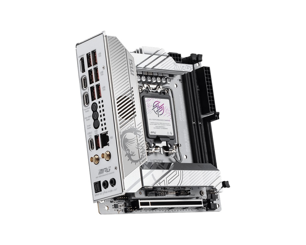 MSI MB Sc LGA1851 MPG Z890I EDGE TI WIFI, Intel Z890, 4xDDR5, 1xHDMI, 2xThunderbolt, WI-FI, m-ITX