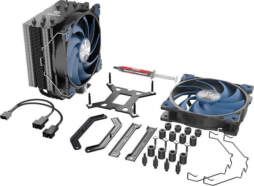 AKASA chladič CPU - Alucia Bundle