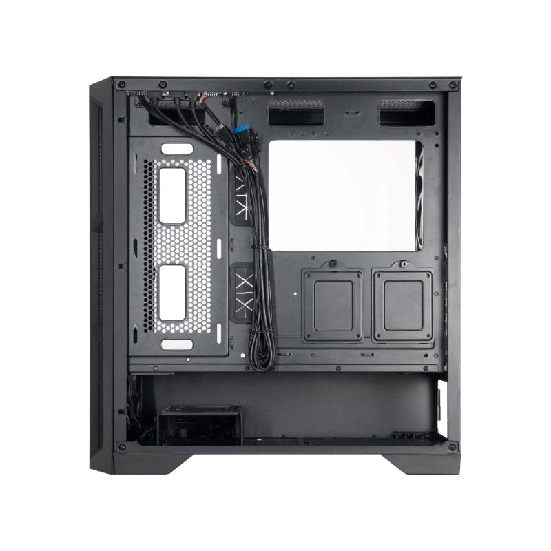 CHIEFTEC skříň APEX LUMO, E-ATX, 1x USB-C 3.2, 2x USB 3.0, 4x 140mm ARGB Fan, ARGB Hub, černá