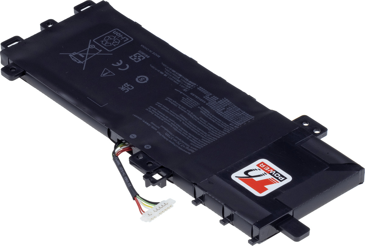 Baterie T6 Power pro Asus VivoBook X512D, X512F, X512J, A512, F512, 4800mAh, 37Wh, 2cell, Li-pol