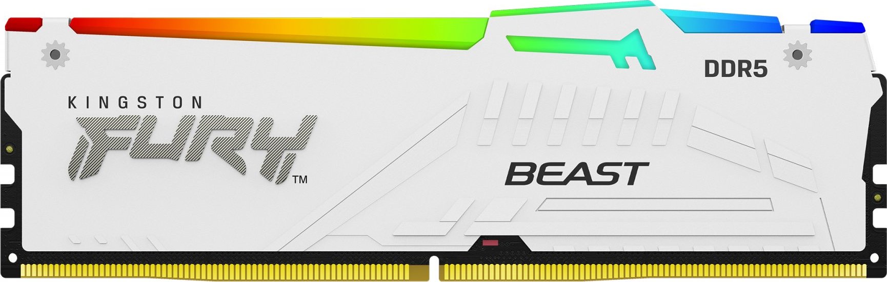 KINGSTON DIMM DDR5 16GB 6000MT/s CL36 FURY Beast RGB Bílá EXPO