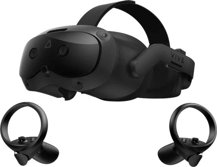HTC Vive Focus Vision brýle pro virtuální realitu, 2× 2448×2448px, 5K rozlišení, 90Hz, repro, Wi-Fi, Bluetooth, USB-C,
