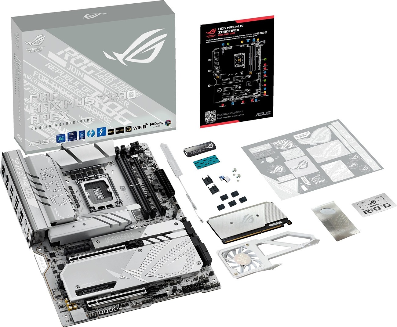 ASUS MB Sc LGA1851 ROG MAXIMUS Z890 APEX, Intel Z890, 2xDDR5, 2xThunderbolt, WI-FI, ATX