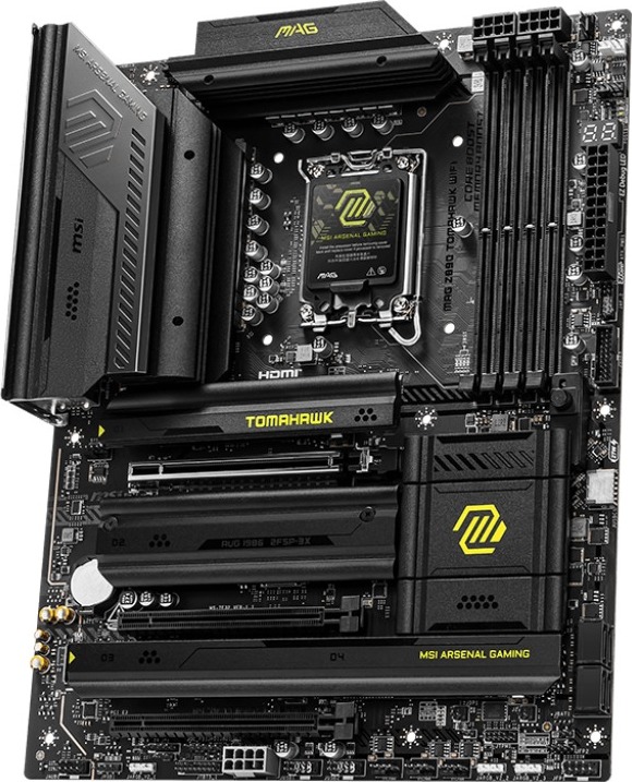 MSI MB Sc LGA1851 MAG Z890 TOMAHAWK WIFI, Intel Z890, 4xDDR5, 1xHDMI, 2xUSB4, WI-FI