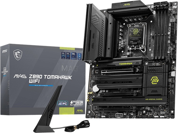 MSI MB Sc LGA1851 MAG Z890 TOMAHAWK WIFI, Intel Z890, 4xDDR5, 1xHDMI, 2xUSB4, WI-FI