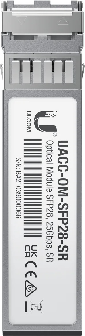 Ubiquiti UACC-OM-SFP28-SR, 25G SFP28, MM Module, Duplex LC UPC, 100m