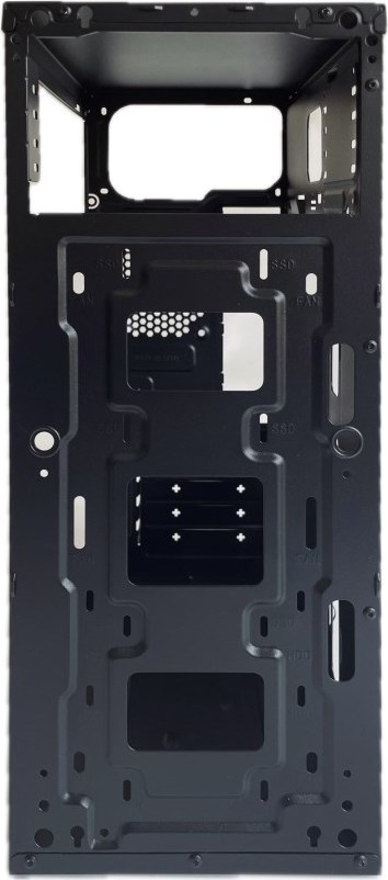 EUROCASE skříň ML N6-550B, Midi Tower, 1xUSB-C, 2xUSB 3.0, 2x audio, bez zdroje