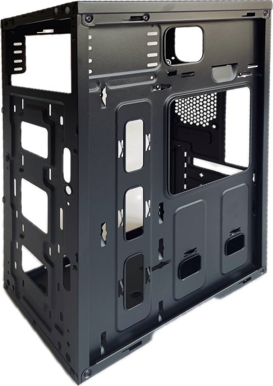 EUROCASE skříň ML N6-550B, Midi Tower, 1xUSB-C, 2xUSB 3.0, 2x audio, bez zdroje