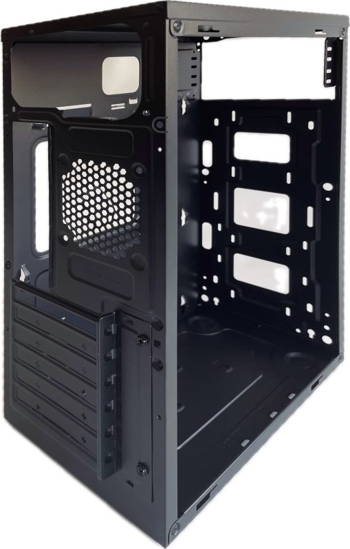 EUROCASE skříň ML N6-550B, Midi Tower, 1xUSB-C, 2xUSB 3.0, 2x audio, bez zdroje