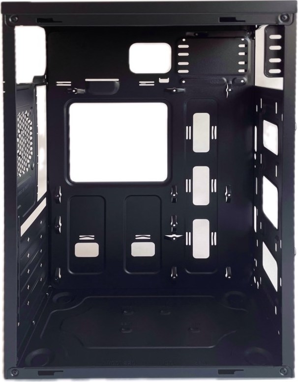 EUROCASE skříň ML N6-550B, Midi Tower, 1xUSB-C, 2xUSB 3.0, 2x audio, bez zdroje