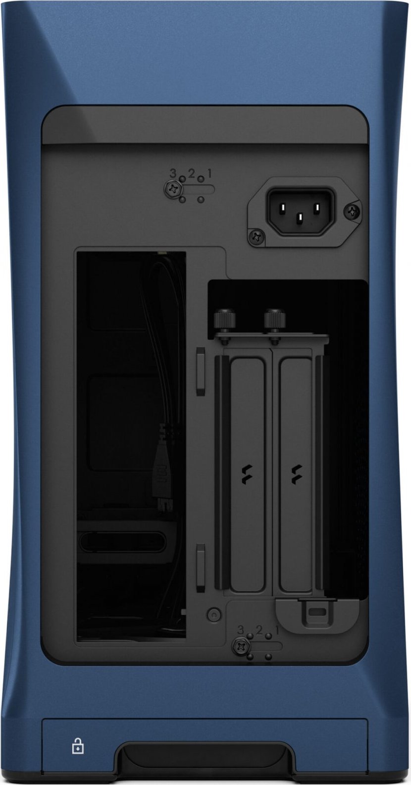 Fractal Design Fractal Era 2/Mini ITX/Modrá
