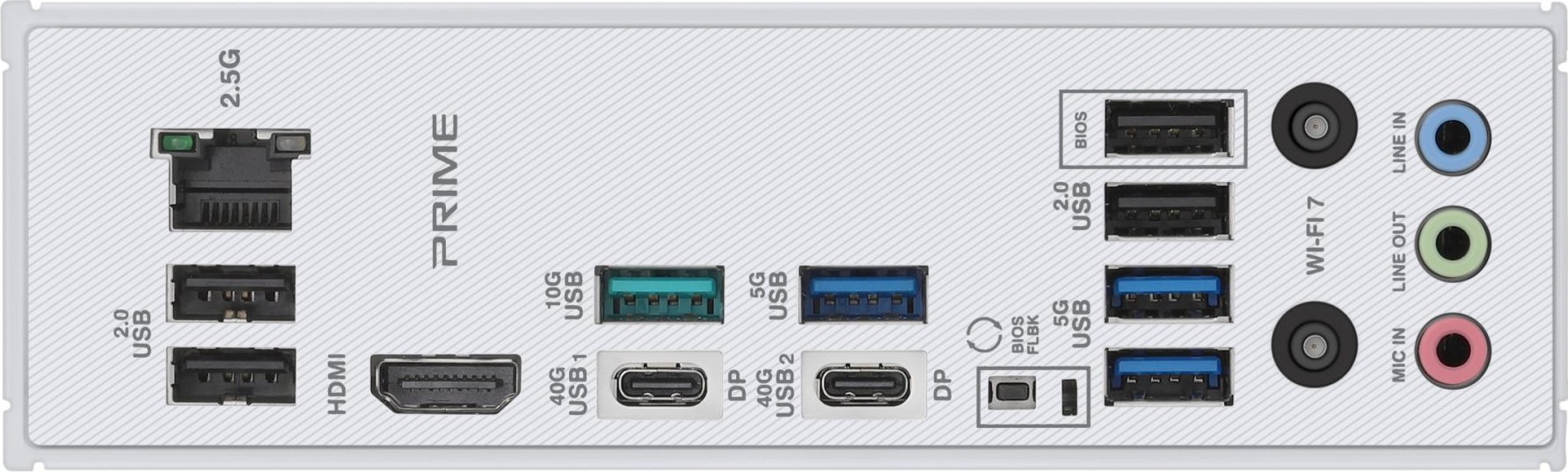 ASUS MB Sc AM5 PRIME X870-P WIFI, AMD X870, 4xDDR5, 1xHDMI, 2xUSB4, WiFi