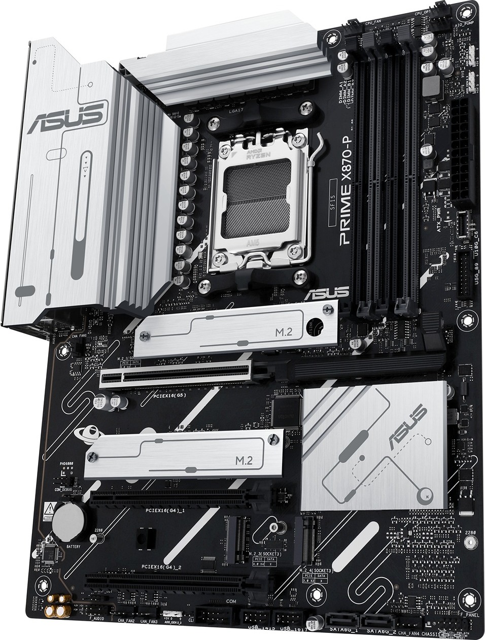ASUS MB Sc AM5 PRIME X870-P, AMD X870, 4xDDR5, 1xHDMI, 2xUSB4