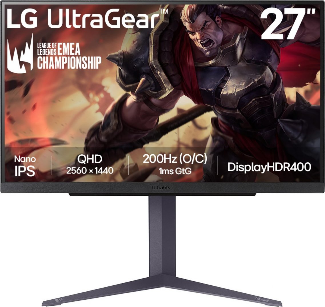 LG MT IPS LCD LED 27" 27GS85Q - IPS panel, 2560x1440, 180Hz, 2xHDMI, DP, pivot