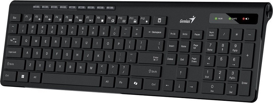 Genius SlimStar 7230/Bezdrátová USB/CZ-SK layout/Černá