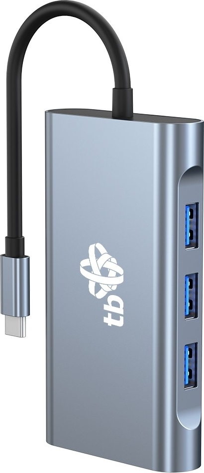 TB Touch USB C 8v1 - HDMI 2x, USB, VGA, RJ45, PD