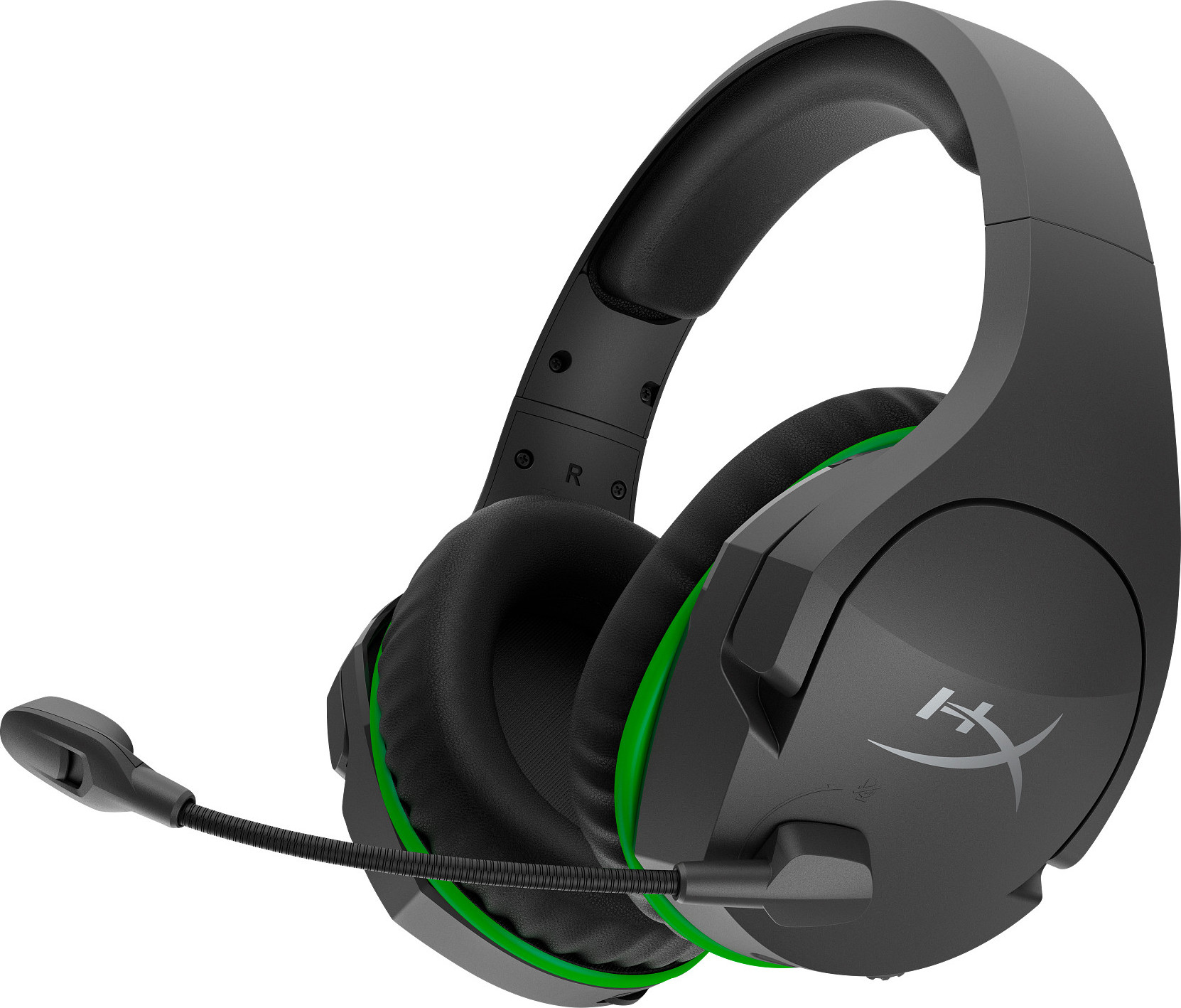 HP Inc. HyperX CloudX Stinger Core - Wireless Gaming Headset (Black-Green) - Xbox (HHSS1C-DG-GY/G) - Sluchátka pro herní konsole
