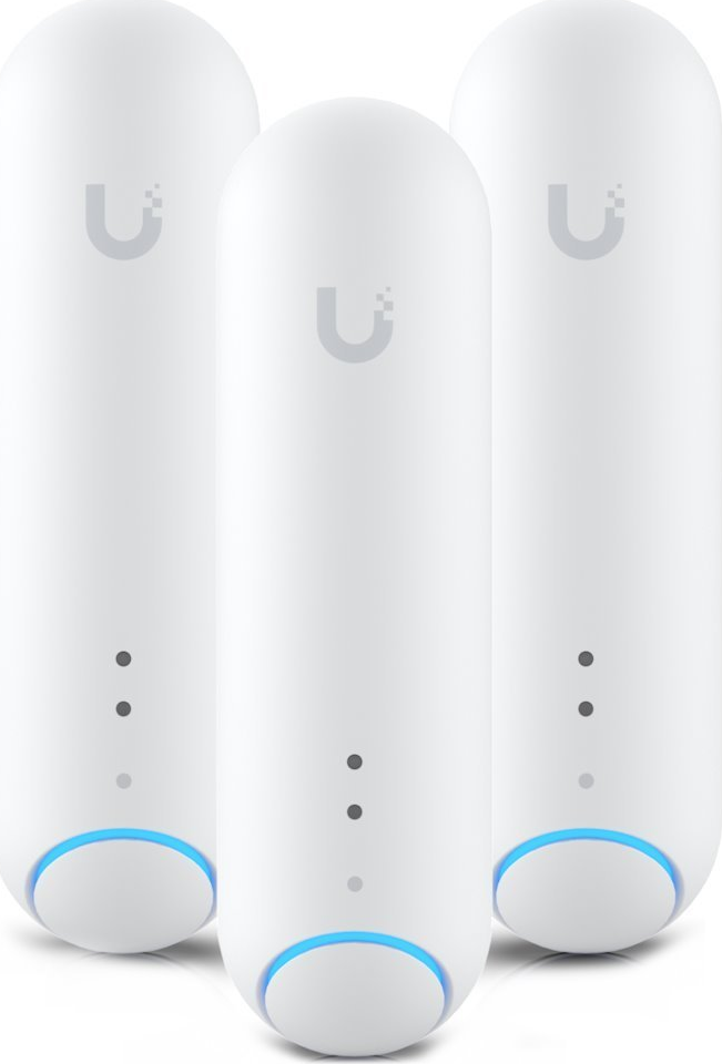 Ubiquiti Popis produktu
3 pack of Smart Sensor
The UniFi Protect Smart Sensor is a battery-operated smart multi-sensor that detects motion and environmental conditions
The Sensor transmits sensory data and alerts over Bluetooth to the UniFi Protect ecosystem