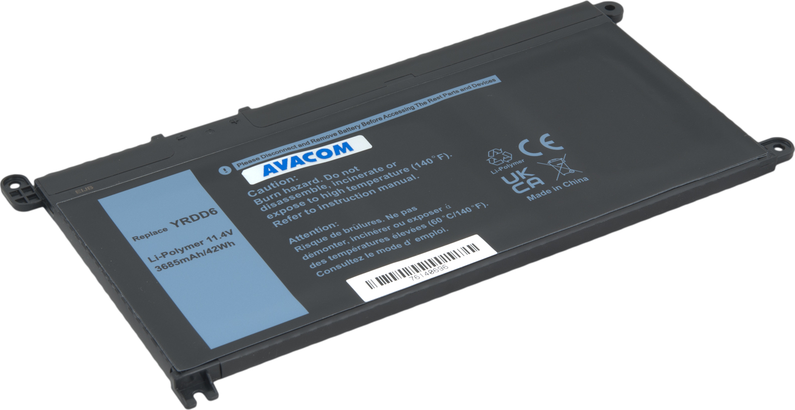 AVACOM Dell Inspiron 3583, Vostro 5481, 5581, 5590 Li-Pol 11,4V 3685mAh 42Wh
