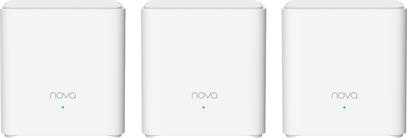 Tenda Nova EX3 (3-pack) WiFi6 AX1500 Mesh Gigabit system, 6xGLAN/GWAN, WPA3, VPN, SMART CZ aplikace