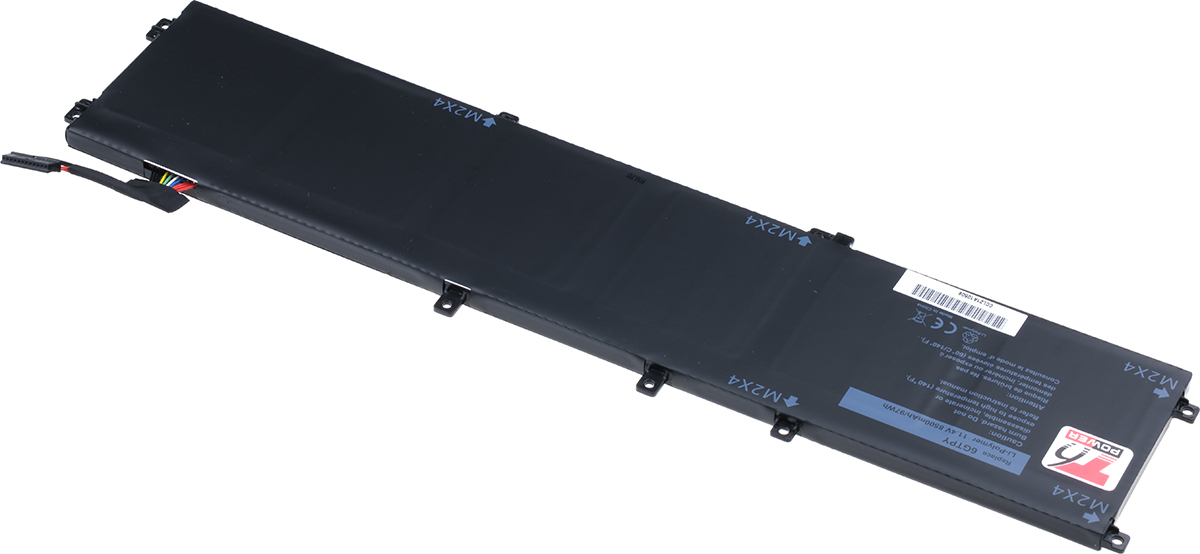 Baterie T6 Power pro Dell Precision 15 5520, 5530, XPS 15 9560, 9570, 8500mAh, 97Wh, 6cell, Li-pol