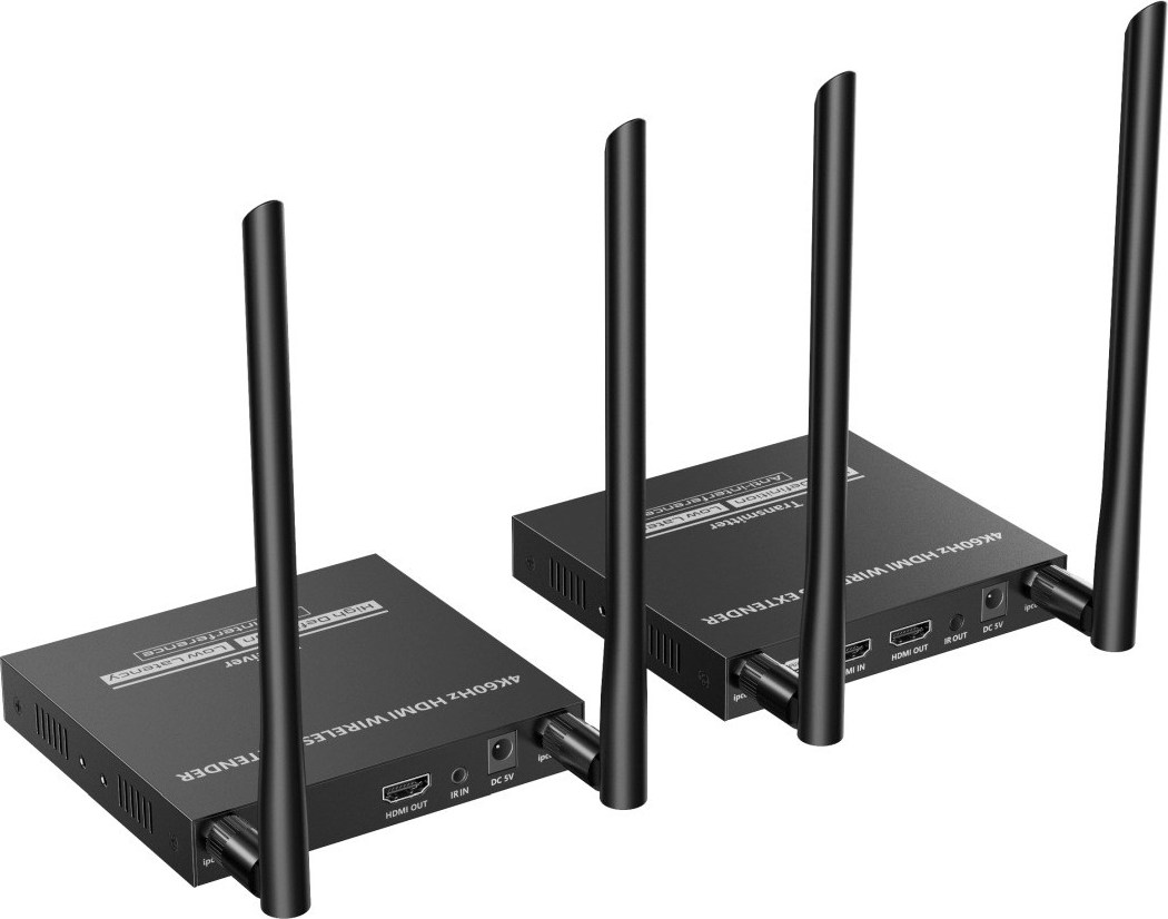 PREMIUMCORD HDMI2.0 Wireless extender 4K@60Hz na 50m, pásmo 5.2GHz