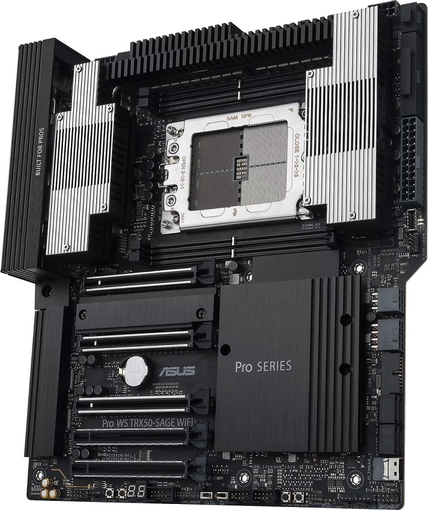 ASUS MB Sc sTR5 Pro WS TRX50-SAGE WIFI, AMD TRX50, 4xDDR5, WiFi, CEB