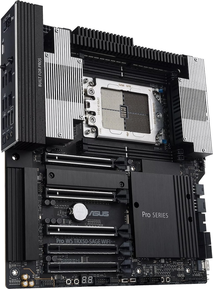 ASUS MB Sc sTR5 Pro WS TRX50-SAGE WIFI, AMD TRX50, 4xDDR5, WiFi, CEB