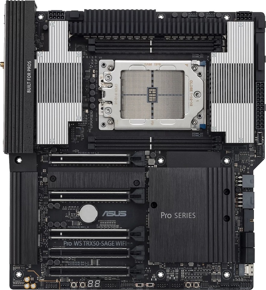 ASUS MB Sc sTR5 Pro WS TRX50-SAGE WIFI, AMD TRX50, 4xDDR5, WiFi, CEB