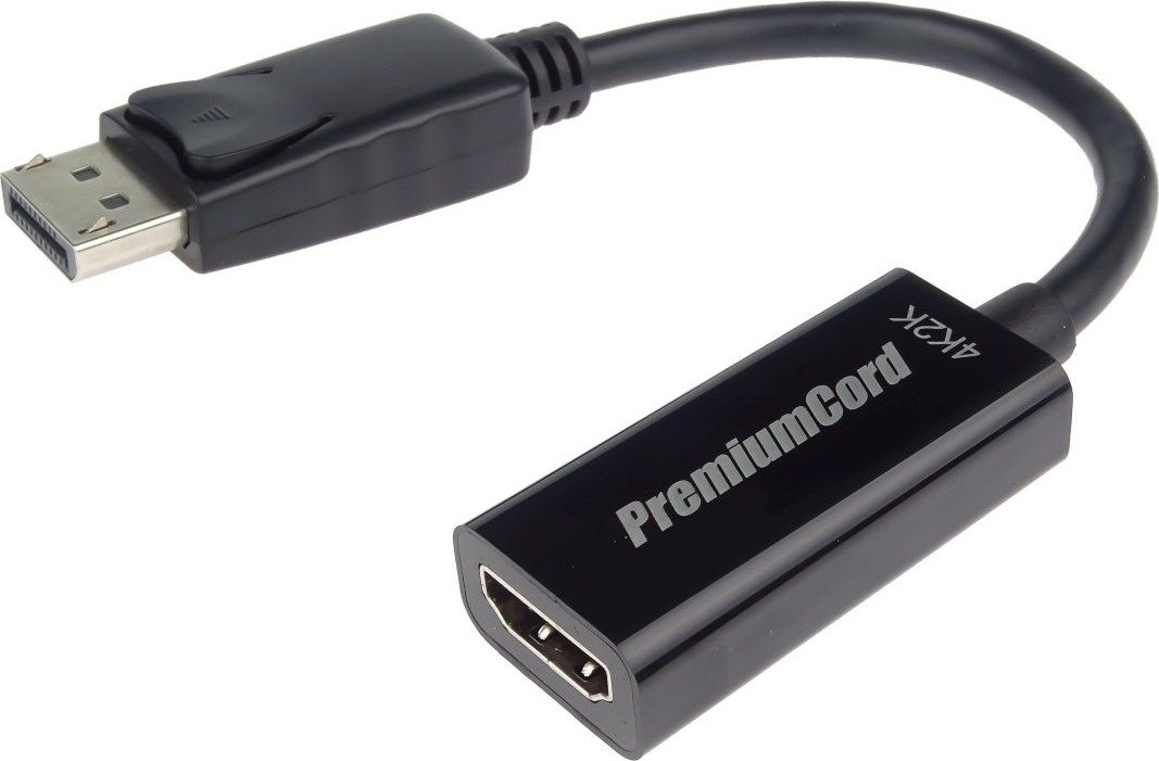 PremiumCord adaptér DisplayPort - HDMI Male/Female, support 3D, 4K*2K@60Hz