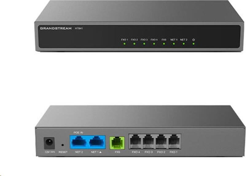 Grandstream HT841 FXO brána, 4xFXO, 1xFXS