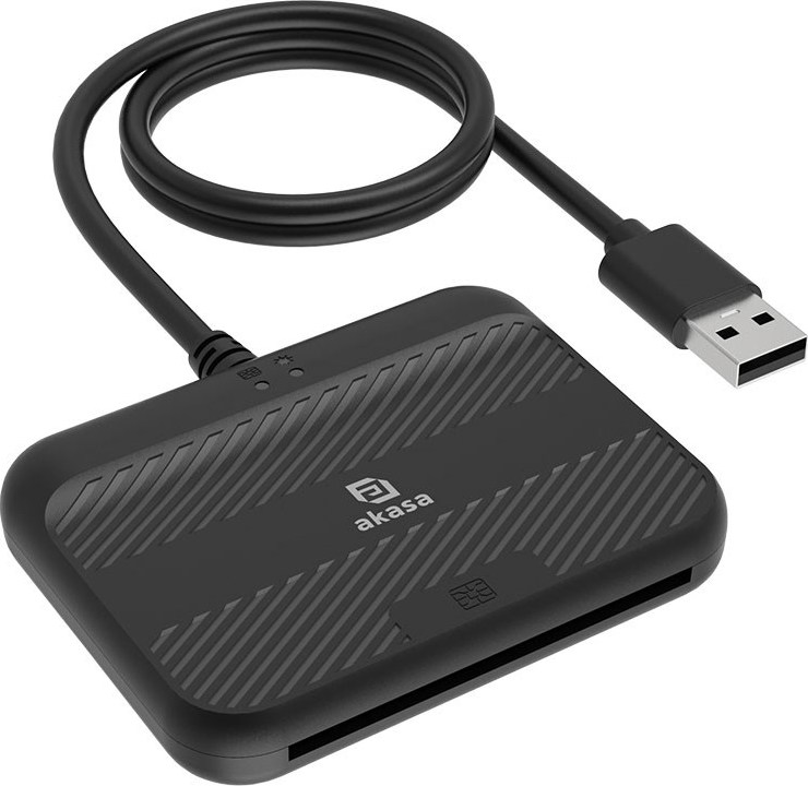 AKASA čtečka karet AK-CR-14BK, externí, USB