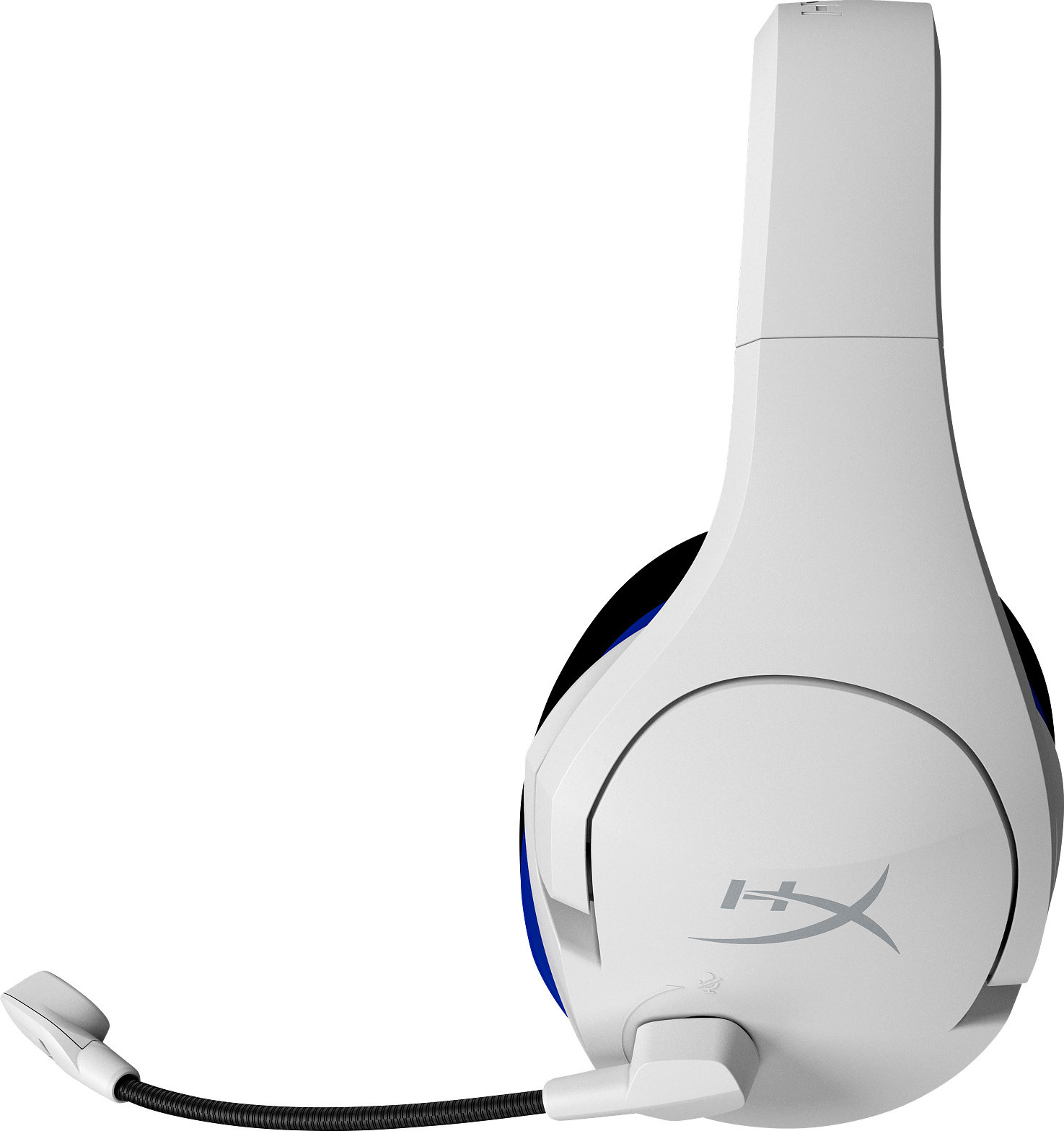 HP Inc. HyperX Cloud Stinger Core - Wireless Gaming Headset (White-Blue) - PS5-PS4 (HHSS1C-KB-WT/G)- Sluchátka pro herní konsole