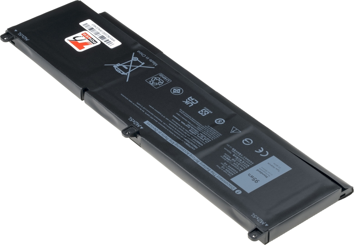 Baterie T6 Power pro Dell Precision 7550, 7560, 7750, 7760, 8300mAh, 95Wh, 6cell, Li-pol