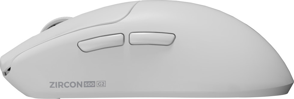 Genesis herní myš ZIRCON 500 G2/Herní/Optická/10 000 DPI/USB+BT/Bílá