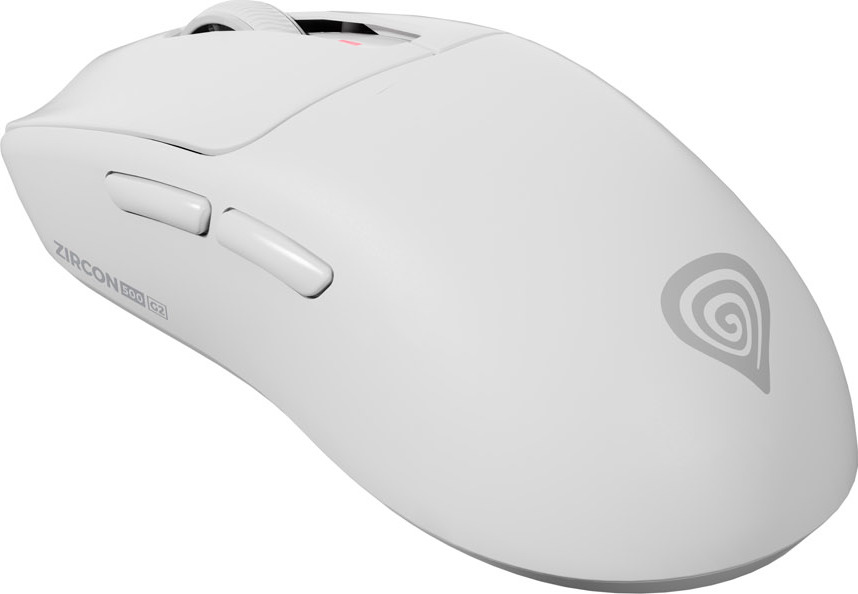 Genesis herní myš ZIRCON 500 G2/Herní/Optická/10 000 DPI/USB+BT/Bílá