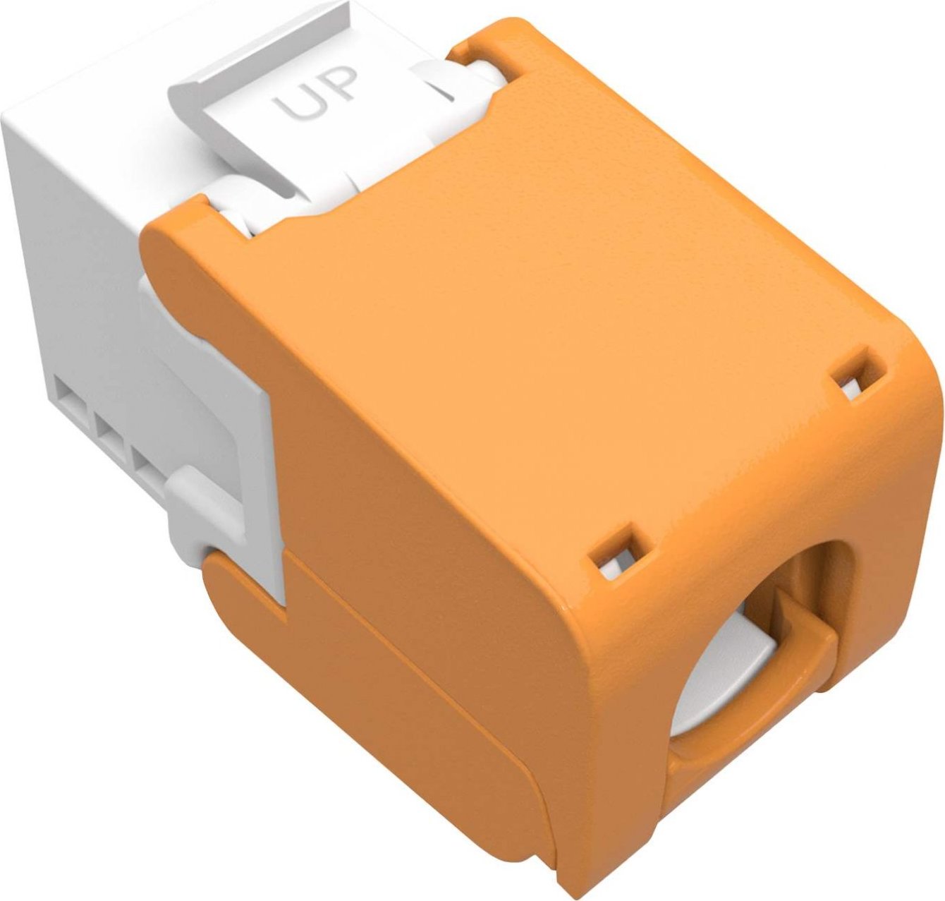 Samořezný keystone Solarix CAT6 UTP SXKJ-6-UTP-WH-SA Component Level a 4PPoE certifikace