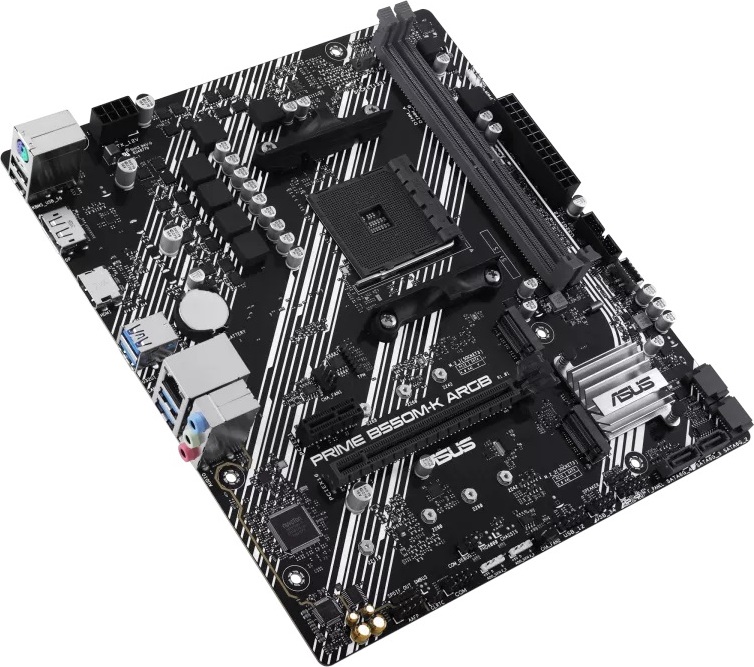 ASUS MB Sc AM4 PRIME B550M-K ARGB, AMD B550, 2xDDR4, 1xHDMI, 1xDP, mATX