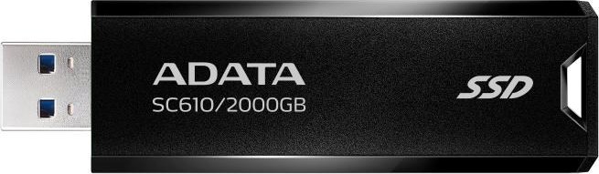A-Data ADATA Externí SSD 2TB SC610, USB-A 3.2, černá